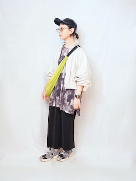 「アイテム（ジャケット/アウター）」を使った、よちさん（レディース・158cm）の春コーディネート