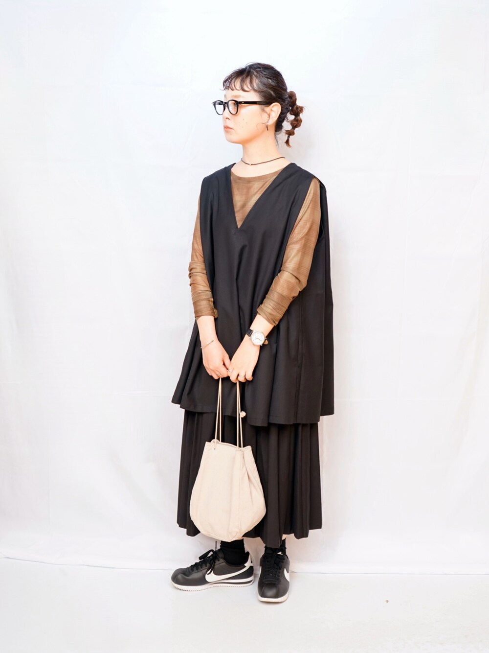 【新品タグ付き】chambre de charme TRプリーツスカート 1747818808.jpg