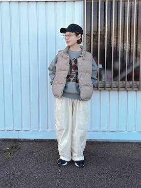 「THE YOn（ザヨン）のアイテム」を使った、よちさん（レディース・158cm）の春コーディネート