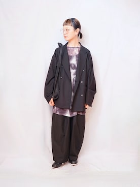「Zoff（ゾフ）のアイテム」を使った、よちさん（レディース・158cm）の夏コーディネート