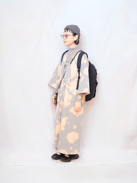 「アイテム（スマホグッズ）」を使った、よちさん（レディース・158cm）の秋コーディネート