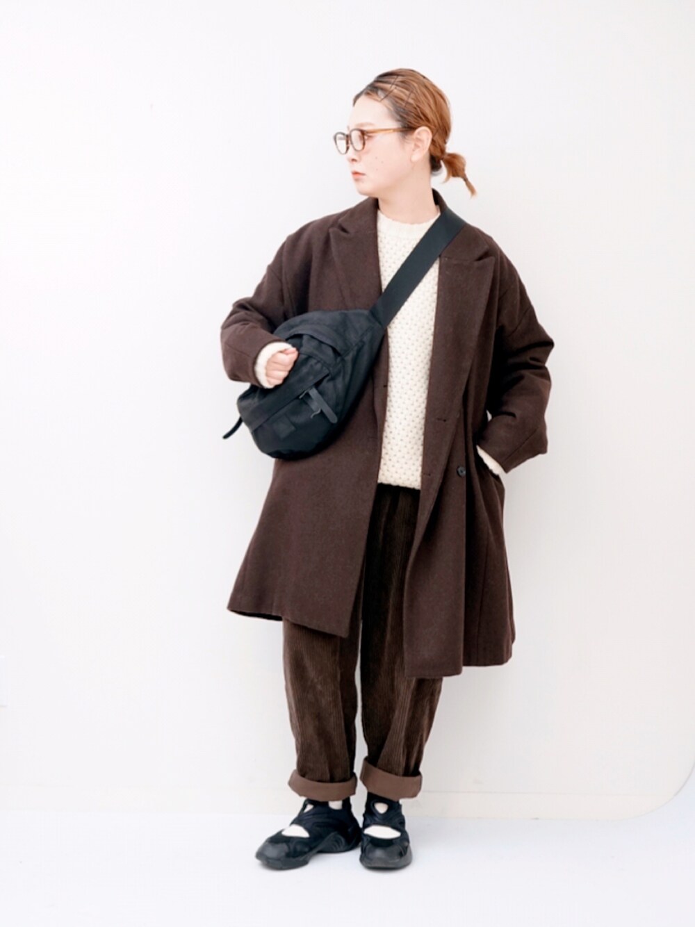 BASISBROEK/EGG3/ビッグシルエットダブルチェスターコート BASISBROEK (バージズブルック) EGG / #MEN