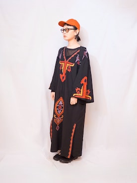 「アイテム（ワンピース/ドレス）」を使った、よちさん（レディース・158cm）の春コーディネート