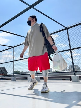 「アイテム（トップス）」を使った、つーるはーさん（メンズ・166cm・50代）の夏コーディネート