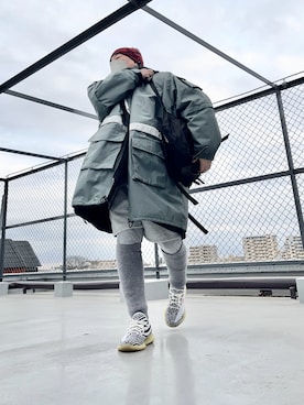 「FOG ESSENTIALS（エフオージーエッセンシャルズ）のアイテム」を使った、つーるはーさん（メンズ・166cm）の冬コーディネート