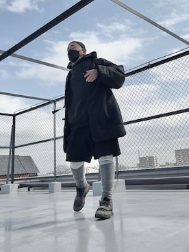 「FOG ESSENTIALS（エフオージーエッセンシャルズ）のアイテム（トップス）」を使った、つーるはーさん（メンズ・166cm）の春コーディネート