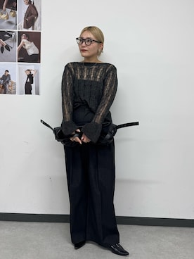 「アイテム（パンプス）」を使った、yabu_lemageさん（レディース・162cm）の秋コーディネート