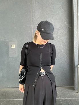 「Y-3（ワイスリー）のアイテム」を使った、yabu_lemageさん（レディース・162cm）の夏コーディネート