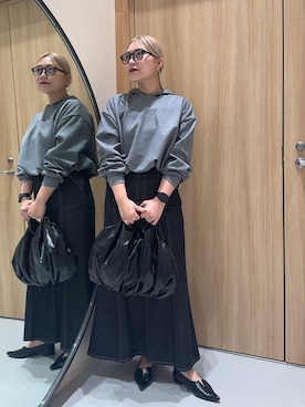 「アイテム（パンプス）」を使った、yabu_lemageさん（レディース・162cm）の秋コーディネート