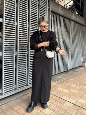 yabu_lemageさん（レディース・162cm）の冬コーディネート