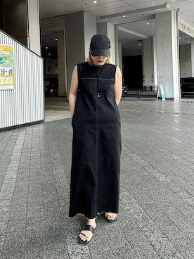 「Y-3（ワイスリー）のアイテム」を使った、yabu_lemageさん（レディース・162cm）の夏コーディネート