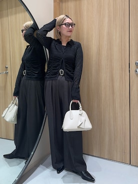 「シアーニット」｜yabu_lemageさん（レディース・163cm）の春コーディネート