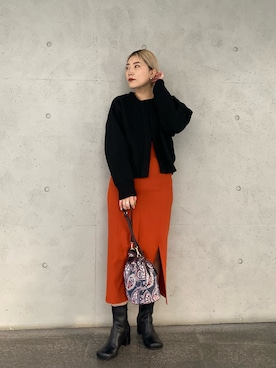 yabu_lemageさん（レディース・162cm）の冬コーディネート