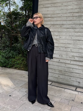 「アイテム（パンプス）」を使った、yabu_lemageさん（レディース・162cm）の秋コーディネート