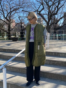 yabu_lemageさん（レディース・162cm）の冬コーディネート