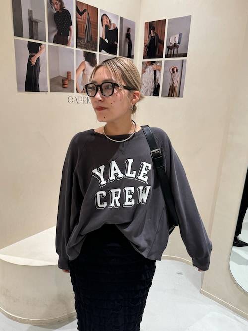 【GOOD ROCK SPEED】YALE カレッジロゴスウェット　ブラック セール】〈GOOD ROCK SPEED〉YALEスウェット（Tシャツ