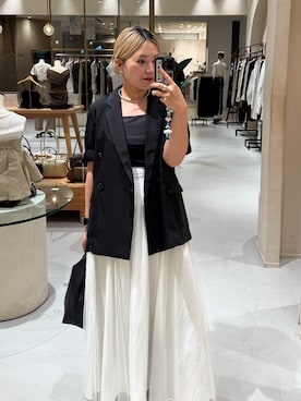 「アイテム（ジャケット/アウター）」を使った、yabu_lemageさん（レディース・162cm）の夏コーディネート