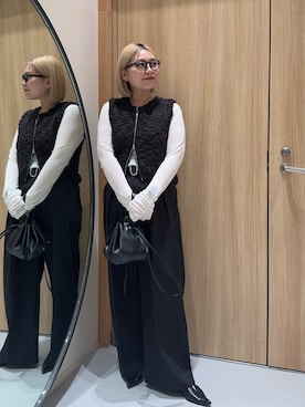 「アイテム（パンプス）」を使った、yabu_lemageさん（レディース・162cm）の秋コーディネート