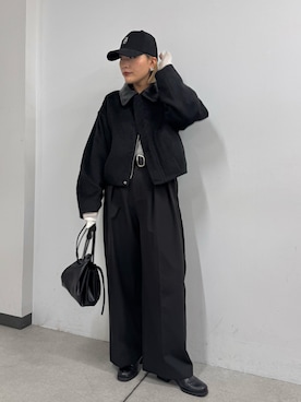 「アイテム（その他アウター）」を使った、yabu_lemageさん（レディース・162cm）の秋コーディネート