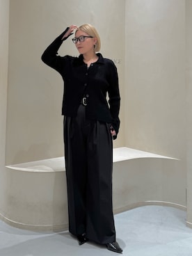 「アイテム（パンプス）」を使った、yabu_lemageさん（レディース・163cm）の秋コーディネート