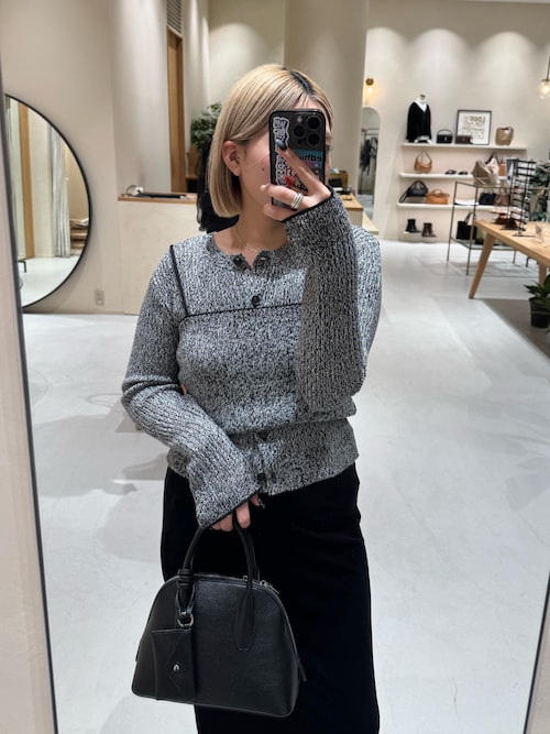 メランジキャミSETカーディガン