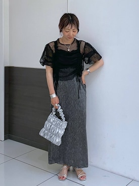 MIKUさん（レディース・150cm）の夏コーディネート