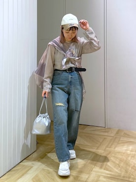 前後着用可能】2WAYシアーラッセルロングスリーブ 191371を使った