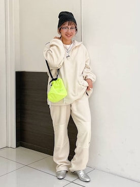 「アイテム（帽子）」を使った、MIKUさん（レディース・150cm・30代）の秋コーディネート