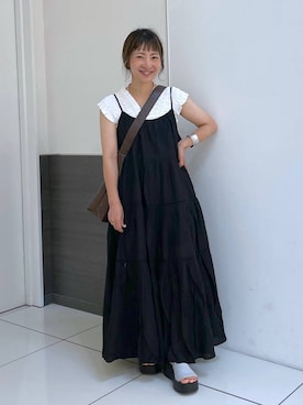「アイテム（ワンピース/ドレス）」を使った、MIKUさん（レディース・150cm・30代）の夏コーディネート