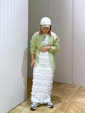 「アイテム（スマホグッズ）」を使った、MIKUさん（レディース・150cm）の春コーディネート