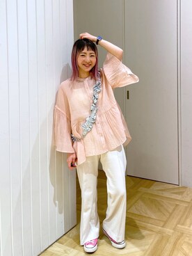 「アイテム（PC・スマホグッズ/家電）」を使った、MIKUさん（レディース・150cm・30代）の春コーディネート