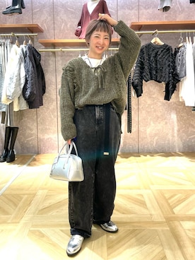 「アイテム（アクセサリー）」を使った、MIKUさん（レディース・150cm・30代）の秋コーディネート