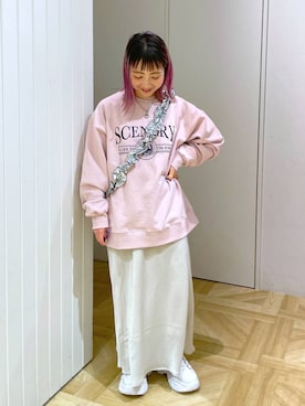 「アイテム（PC・スマホグッズ/家電）」を使った、MIKUさん（レディース・150cm・30代）の春コーディネート