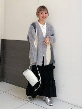 「アイテム（アクセサリー）」を使った、MIKUさん（レディース・150cm・30代）の秋コーディネート