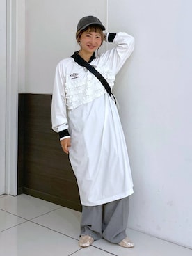 「アイテム（帽子）」を使った、MIKUさん（レディース・150cm・30代）の秋コーディネート