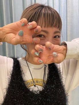 「アイテム（アクセサリー）」を使った、MIKUさん（レディース・150cm・30代）の秋コーディネート