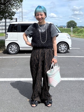 「アイテム（リング）」を使った、MIKUさん（レディース・150cm・30代）の夏コーディネート