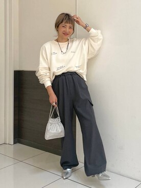 「アイテム（アクセサリー）」を使った、MIKUさん（レディース・150cm・30代）の秋コーディネート
