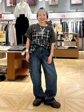 「アイテム（リング）」を使った、MIKUさん（レディース・150cm）の夏コーディネート