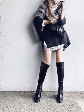 「ACYM（アシーム）のアイテム」を使った、Lilyさん（レディース・160cm）の秋コーディネート