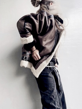 「alpha_industries_japan」｜Lilyさん（レディース・160cm）の秋コーディネート