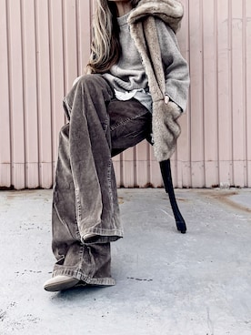 Lilyさん（レディース・160cm）の冬コーディネート