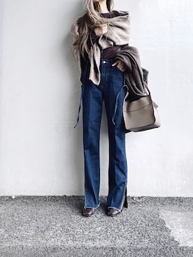 Lilyさん（レディース・160cm）の冬コーディネート