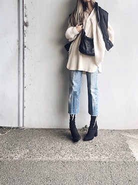 Lilyさん（レディース・160cm）の冬コーディネート