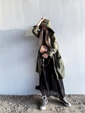 「U.S.POLO ASSN.」｜Lilyさん（レディース・160cm）の秋コーディネート