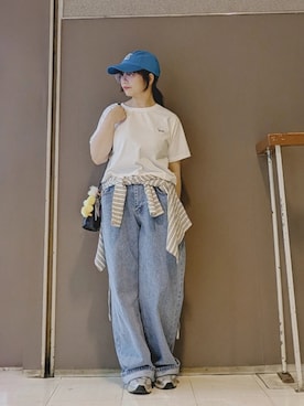 「PENNEYS（ぺニーズ）のアイテム」を使った、yakkoさん（レディース・152cm）の春コーディネート