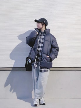 「アイテム（ポーチ）」を使った、yakkoさん（レディース・152cm）の秋コーディネート