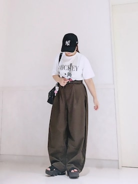 「GOOD ROCK SPEED（グッドロックスピード）のアイテム」を使った、yakkoさん（レディース・152cm）の夏コーディネート
