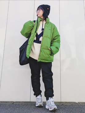 「CLEA（クレア）のアイテム（ジャケット/アウター）」を使った、yakkoさん（レディース・152cm）の冬コーディネート