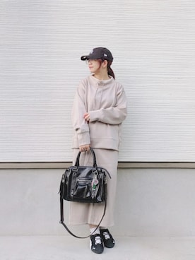 「アイテム（キーホルダー）」を使った、yakkoさん（レディース・152cm）の秋コーディネート